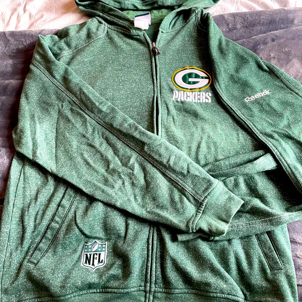 Reebok Onfield Green Bay Packers Hoodie